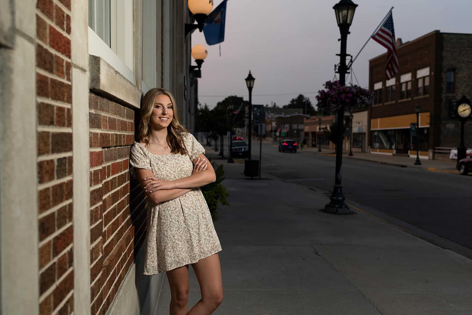 Senior Pictures in Hartford, WI | Downtown Hartford | Menomonee Park