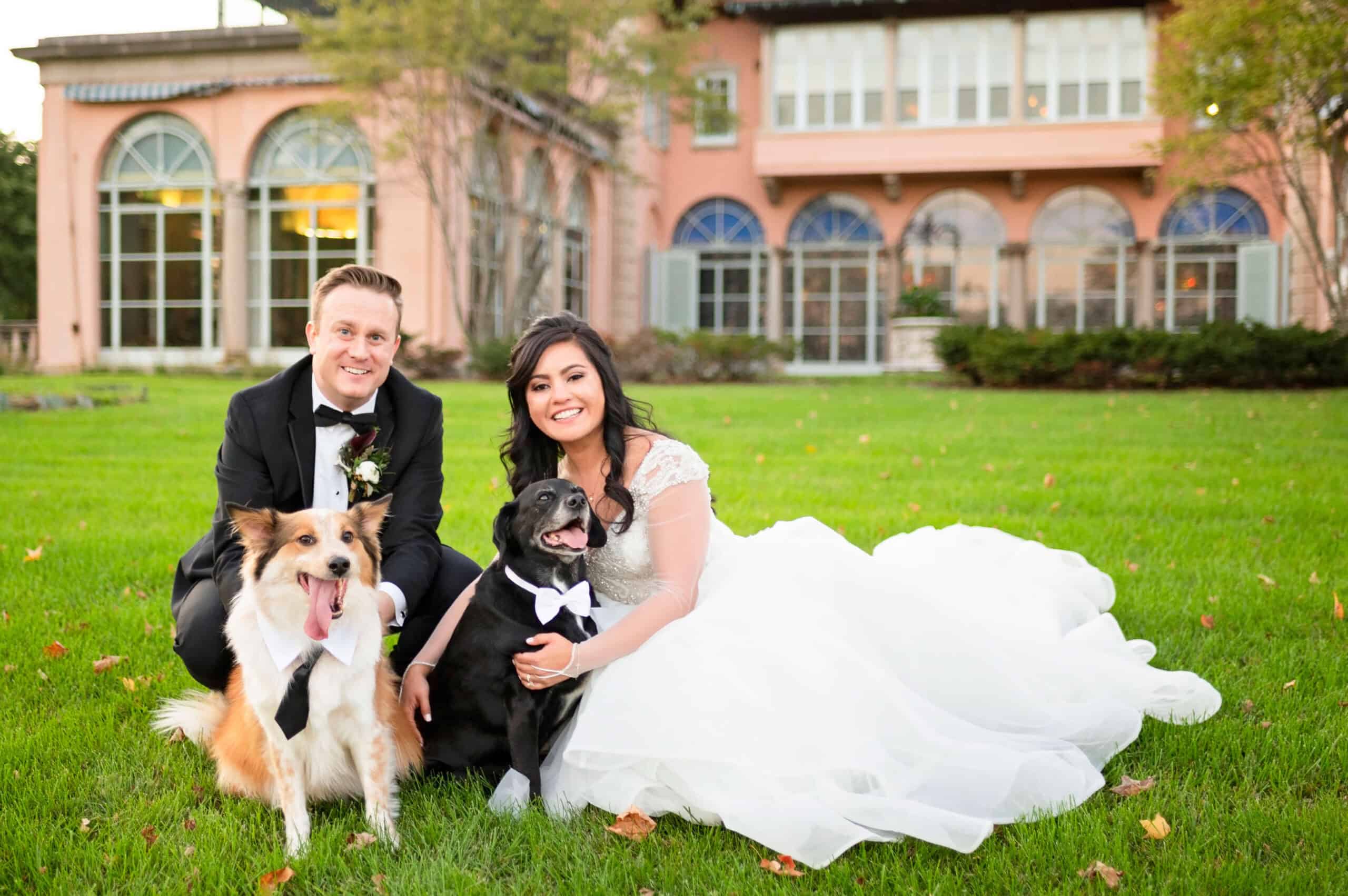 wedding at cuneo mansion in vernon hills illinois